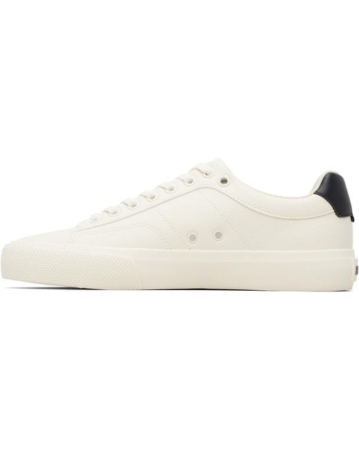 Boss Black Off- Faux-Leather Sneakers for men