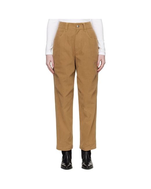 Isabel Marant Natural Tan Opalyna Jeans
