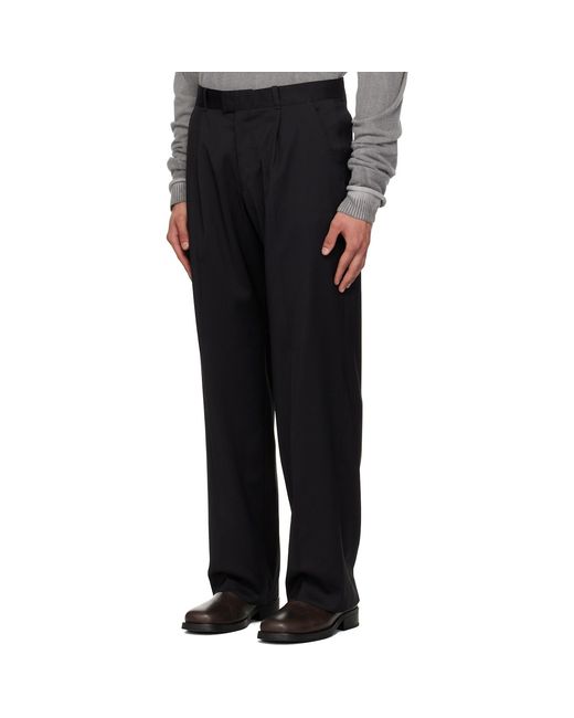 Our Legacy Black Slack Trousers for men