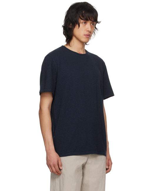 Barena Blue Navy Giro T-shirt for men