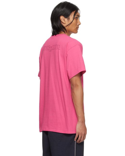 Noah NYC Pink The Cure Printed T-shirt for men