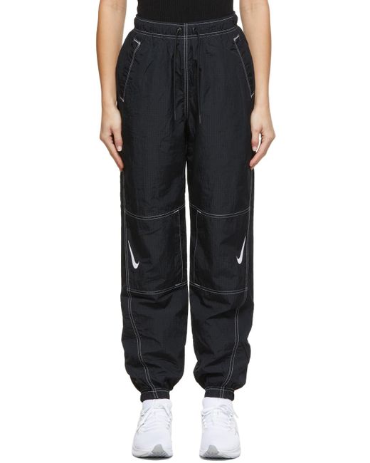 swoosh jogger pants