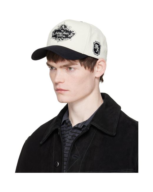 Amiri Black 'Chateau Crest Cap for men