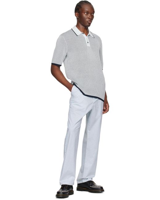 Ragbone pantalon bradford bleu et blanc Rag & Bone pour homme en coloris White