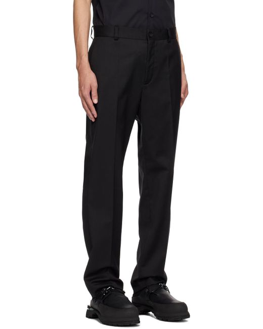 Han Kjobenhavn Black Single Suit Trousers for men