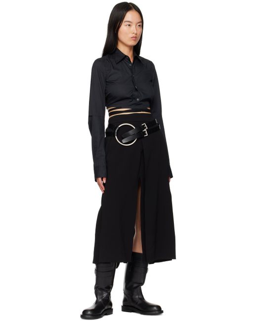 メンズ Ann Demeulemeester ブラック Milan ソフト バイカーブーツ Black