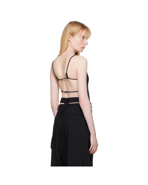Jade Cropper Black Open Back Bodysuit