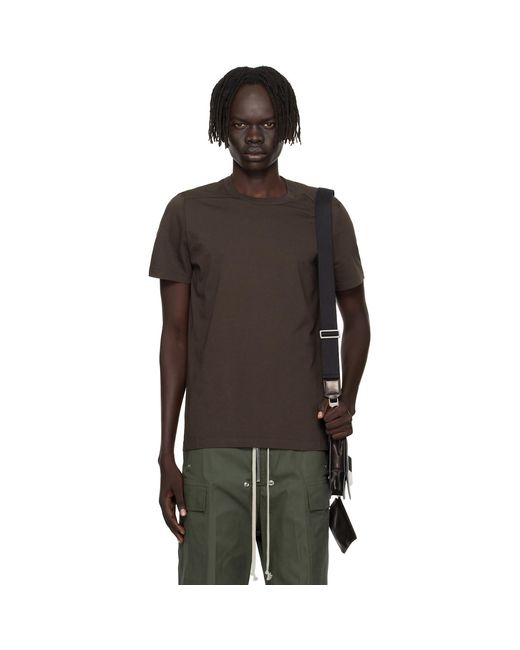 Rick Owens Black Concordians Short Level T-Shirt for men