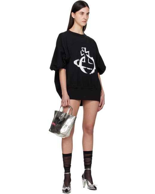 Petit Cabas Studio Argenté Vivienne Westwood en coloris Gray