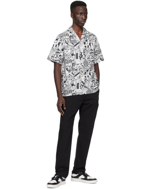 Chemise noir et blanc à motif graphique PS by Paul Smith pour homme en coloris Black
