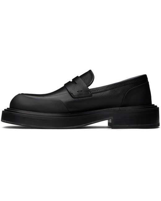 Flâneurs noirs à garnitures en caoutchouc Ferragamo pour homme en coloris Black