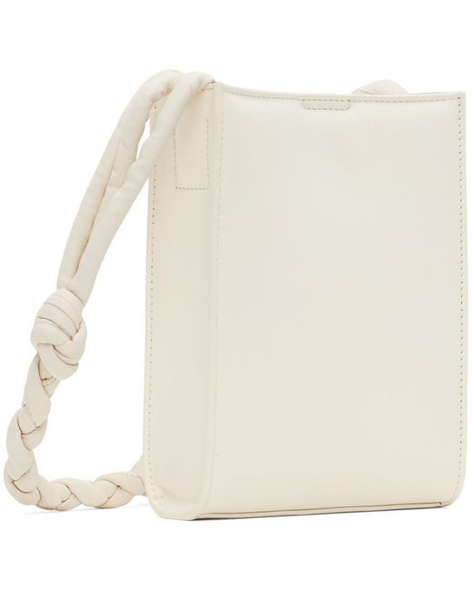 Jil Sander White Tangle Padded Small Bag for men