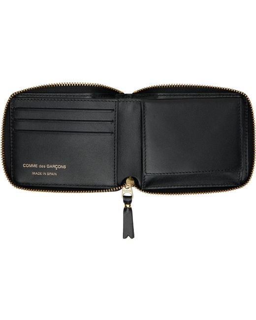 Comme des Garçons Black Classic Leather Wallet for men