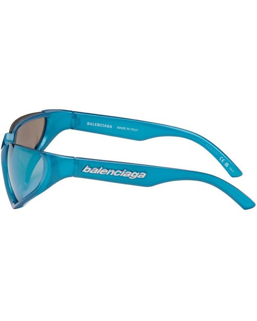 Balenciaga Blue Cat-eye Sunglasses for men