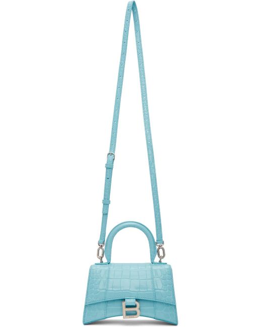 blue croc balenciaga bag