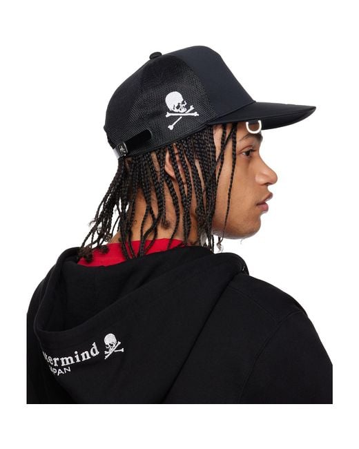 Mastermind Japan Black Mj Embroidery Cap for men