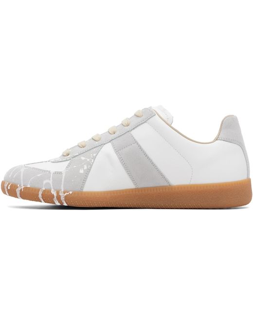 Maison Margiela White Replica Sneakers for men