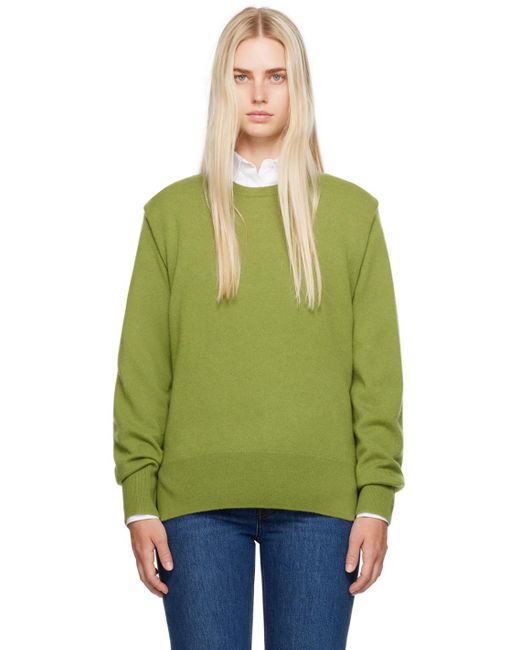 Totême  Green Crewneck Sweater