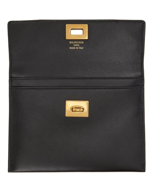 Balenciaga Black Rodeo Card Holder