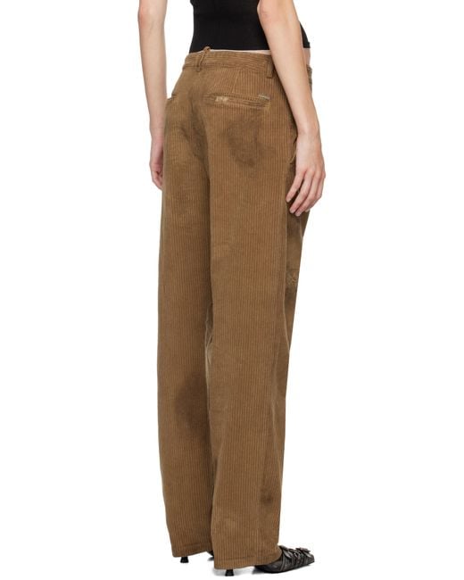 DSquared² Multicolor Dean Distressed Corduroy Trousers