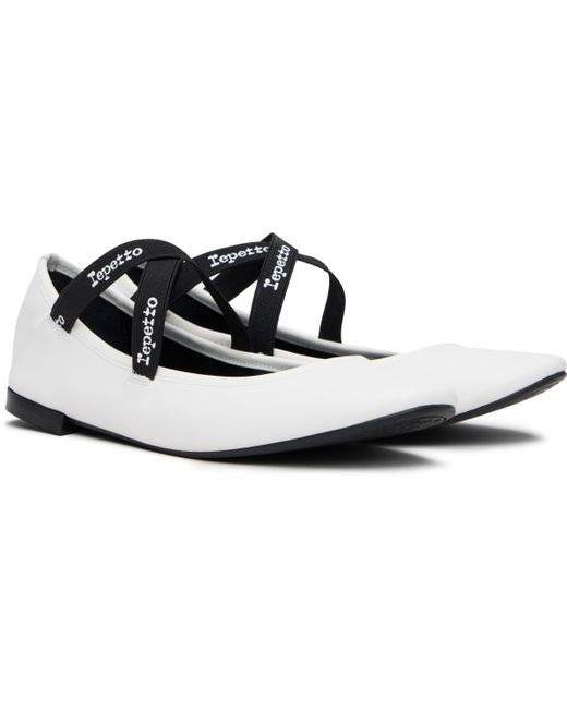 Ballerines Charles Ix Joana Blanches Repetto en coloris Black