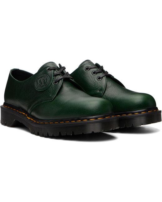 Dr. Martens Black 1461 'made In England' Buckingham Leather Derbys for men