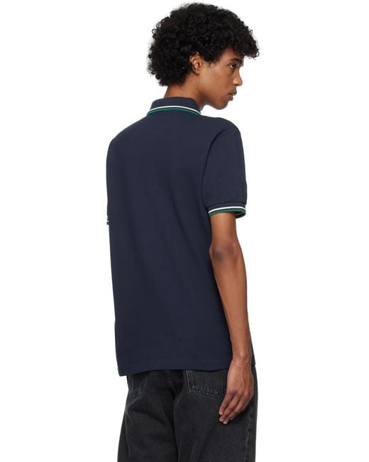 メンズ Fred Perry ブラック M3600 ポロシャツ Blue