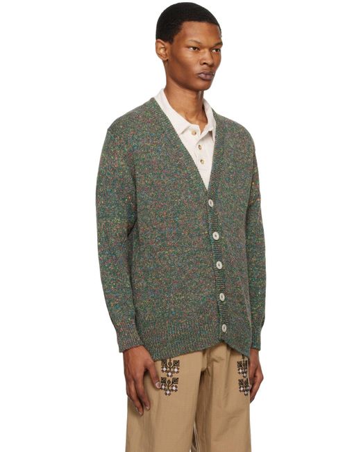 Howlin' By Morrison Green Crystal Cardigan for men