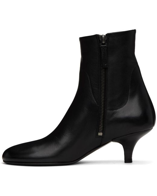 Marsèll Black Spilla Ankle Boots