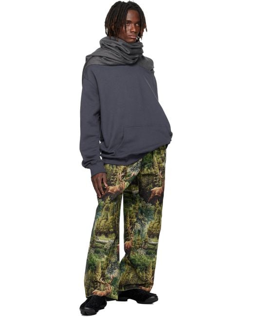 Bless Black Ssense Exclusive Loopsweater Hoodie for men