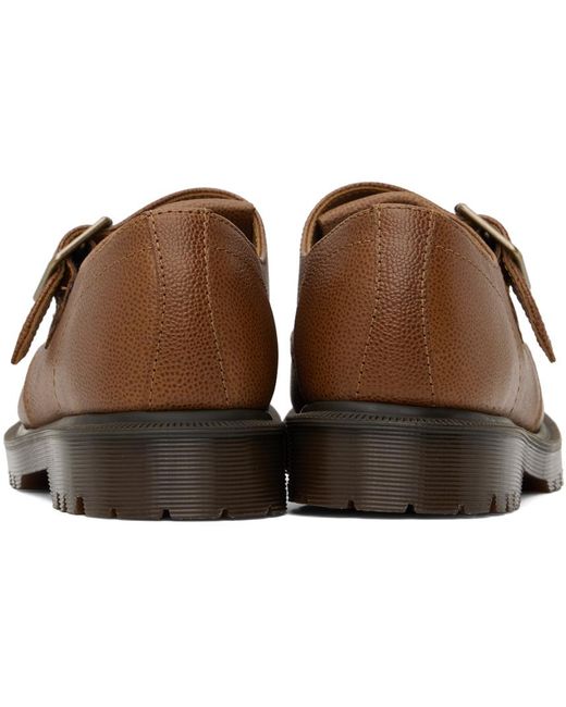 Chaussures à boucle ramsey brun clair en cuir westminster Dr. Martens pour homme en coloris Black