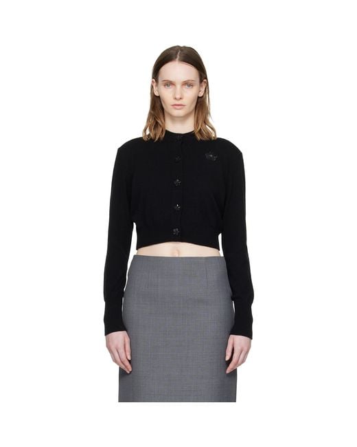 CECILIE BAHNSEN Black Dua Cardigan