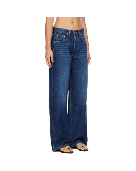 St. Agni Blue Classic Mid Rise Jeans