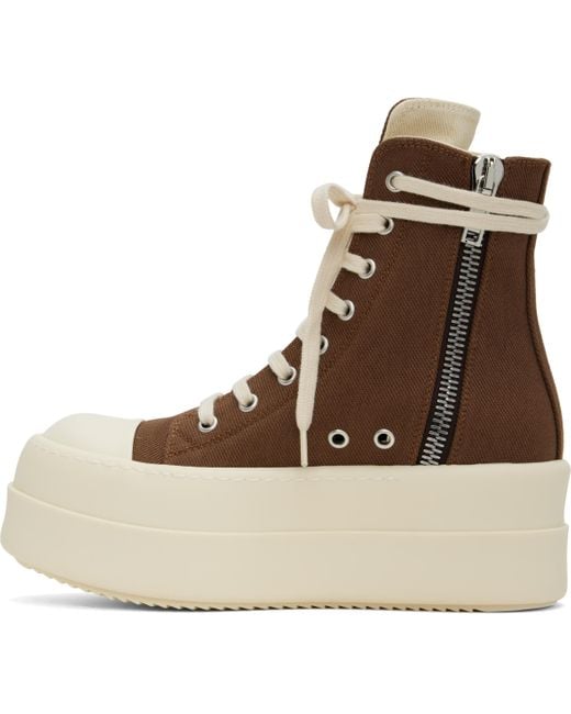 Rick Owens Natural Porterville Double Bumper Sneaks Sneakers