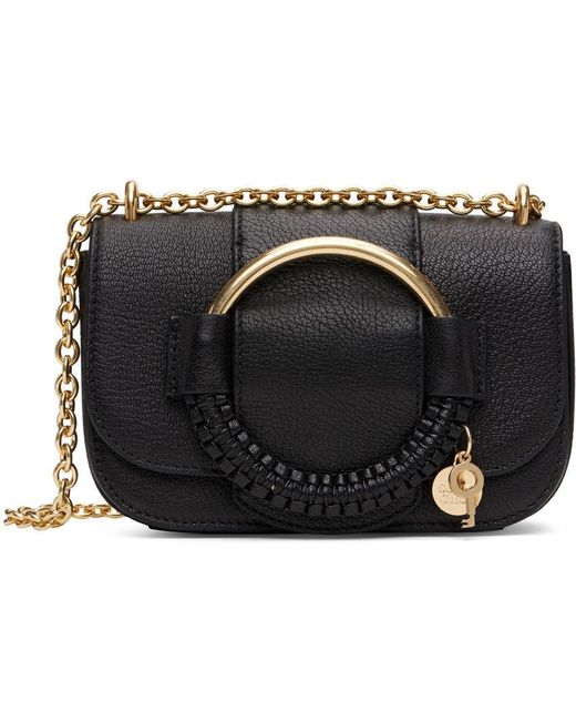 See By Chloé Leather Black Hana Chain Bag | Lyst