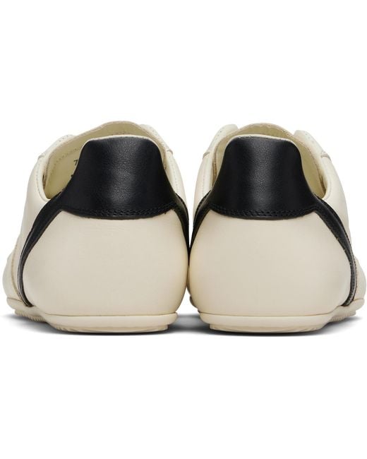Rick Owens Black Off- Concordians Minimal Sneakers