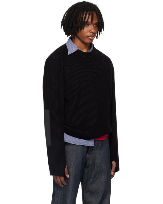 BERNER KUHL Black Officer Sweater for men
