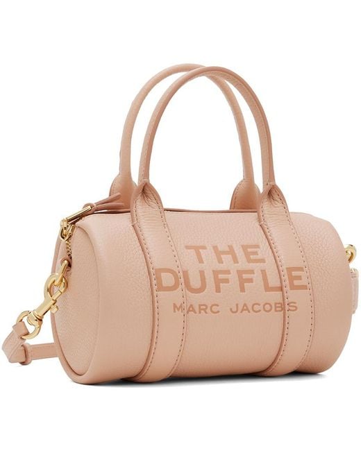 Marc Jacobs The Leather Mini ダッフルバッグ Pink
