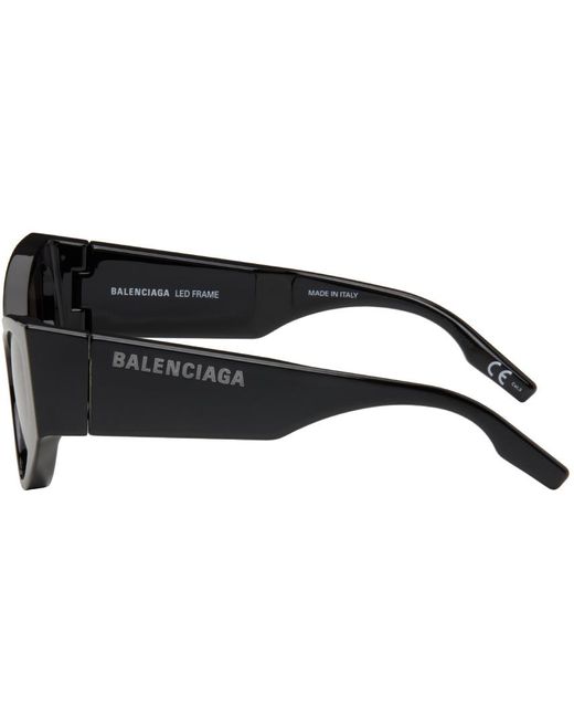 Balenciaga Led Frame サングラス ブラック | Lyst