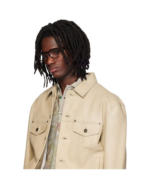 Oliver Peoples Black Sheldrake Glasses for men