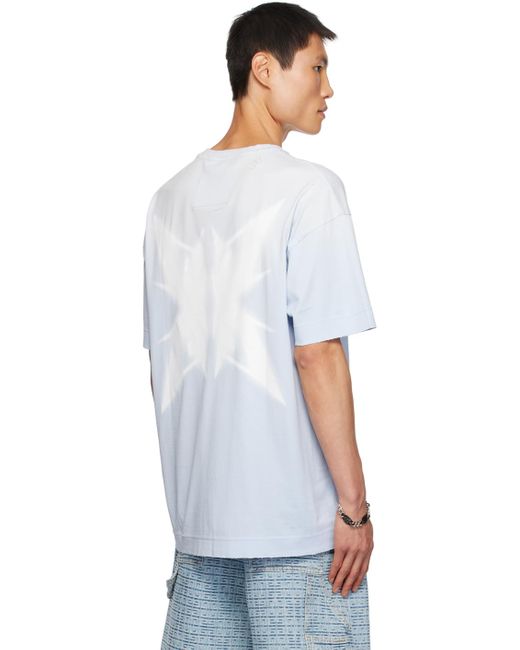 メンズ Givenchy ブルー 4g Butterfly Tシャツ White