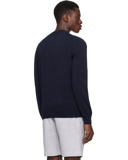Lacoste Blue Crewneck Sweater for men