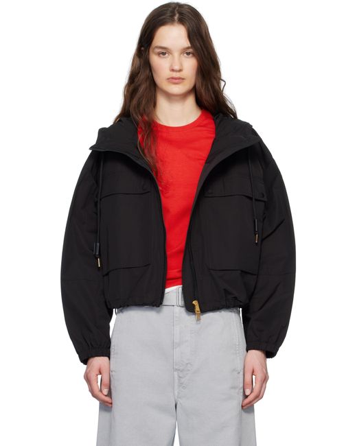 Moncler Women's Red Sauvan Hooded Jacket