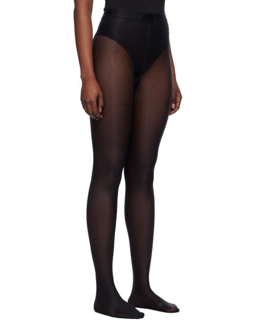 Wolford Black Neon 40 Tights