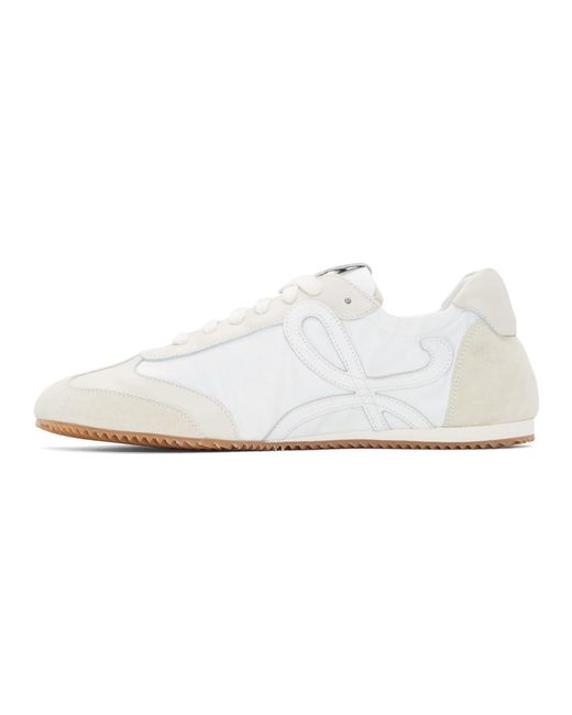 white ballet sneakers