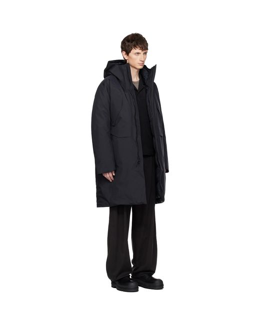 Veilance Black Sorin Down Parka for men