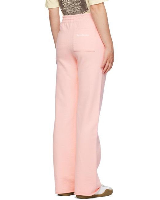 Acne Pink Elasticized Lounge Pants