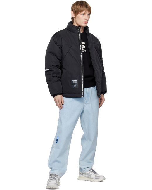 Aape By A Bathing Ape Blue 'Aape Now' Down Jacket for men