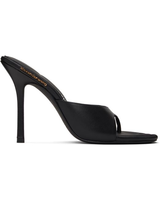 Alexander Wang ブラック Lucienne 105 トングヒール サンダル Black