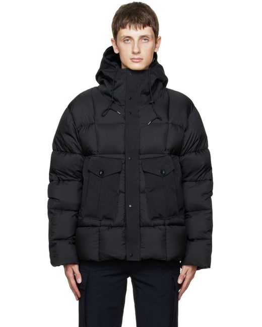 C.P. Company Synthetic Black Tempest Combo Down Jacket for Men | Lyst
